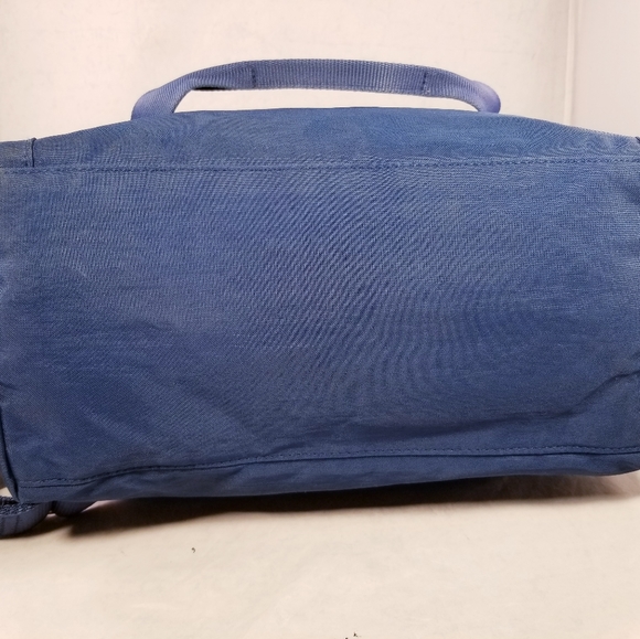 BAGGALLINI SLATE BLUE LAPTOP DOCTOR SATCHEL CROSSBODY NYLON PURSE SHOULDER BAG - Picture 5 of 12